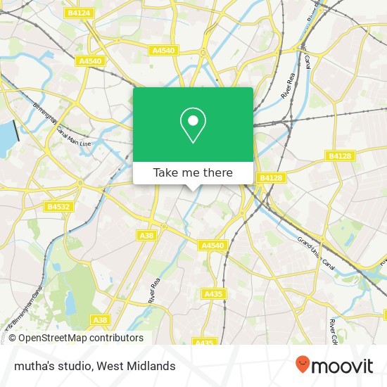 mutha's studio map