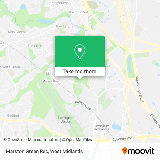 Marston Green Rec map