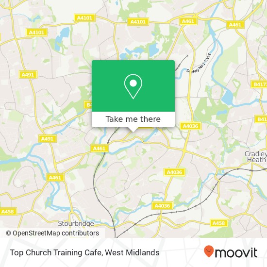 Top Church Training Cafe map