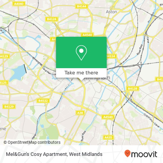 Mel&Gun's Cosy Apartment map