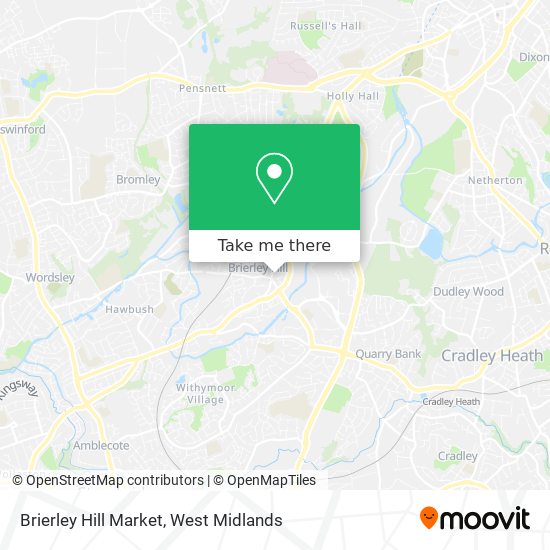 Brierley Hill Market map