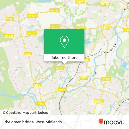 the green bridge map