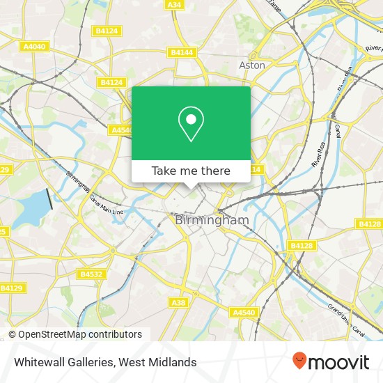 Whitewall Galleries map