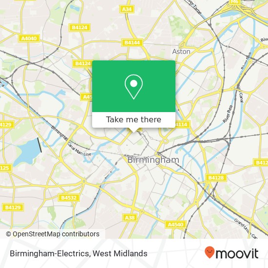 Birmingham-Electrics map