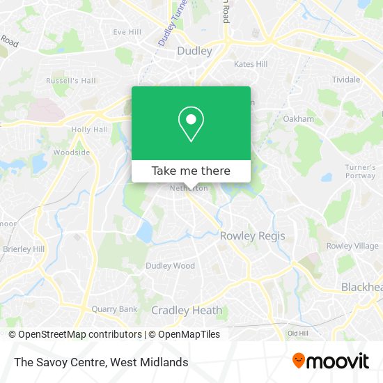 The Savoy Centre map