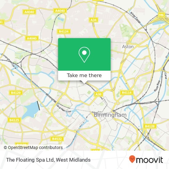 The Floating Spa Ltd map