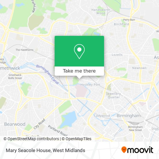 Mary Seacole House map