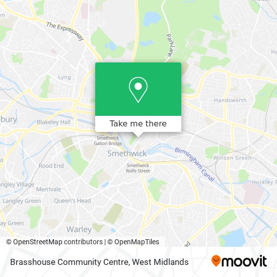 Brasshouse Community Centre map