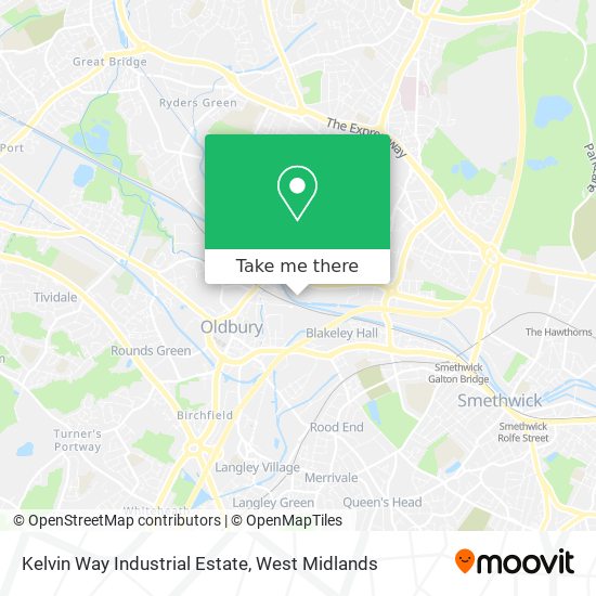 Kelvin Way Industrial Estate map