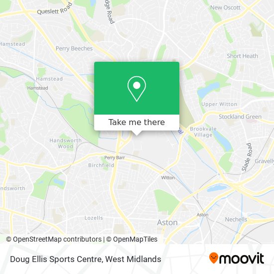 Doug Ellis Sports Centre map