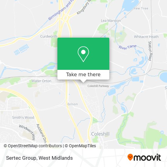 Sertec Group map
