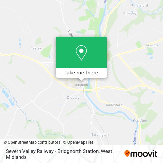 Severn Valley Railway - Bridgnorth Station map
