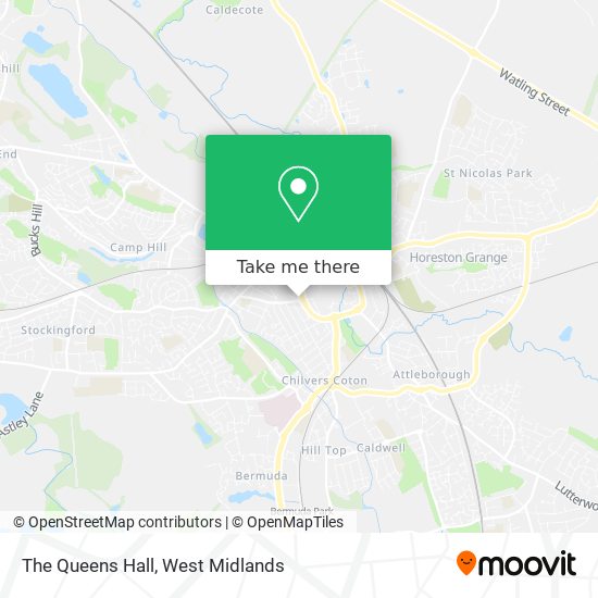 The Queens Hall map