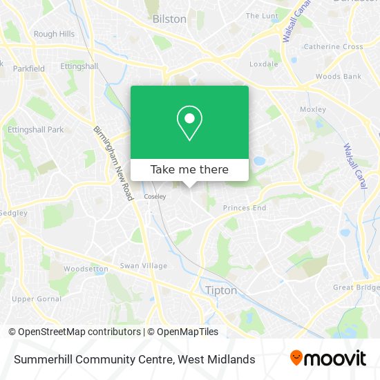 Summerhill Community Centre map
