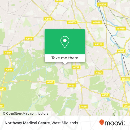 Northway Medical Centre map