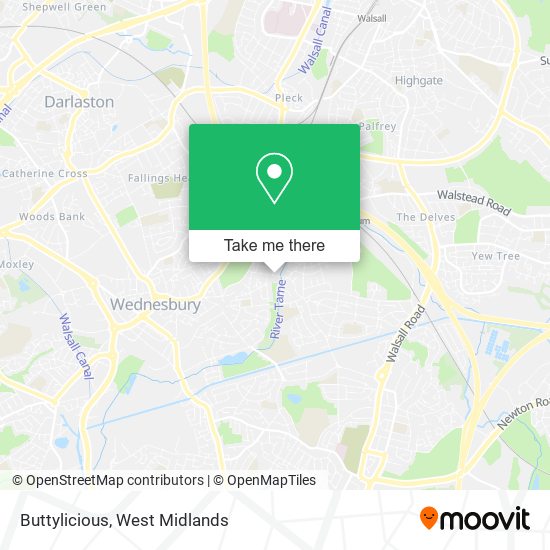 Buttylicious map