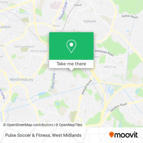 Pulse Soccer & Fitness map