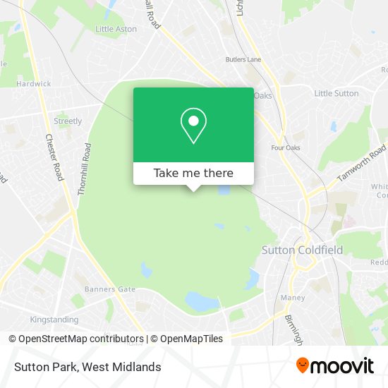 Sutton Park map