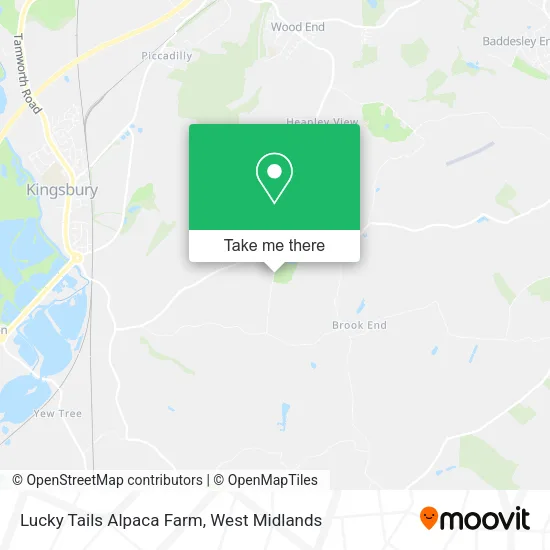 Lucky Tails Alpaca Farm map
