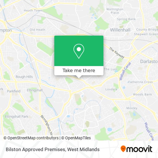 Bilston Approved Premises map