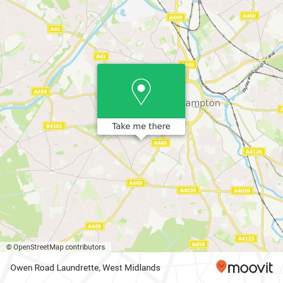 Owen Road Laundrette map