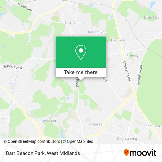 Barr Beacon Park map