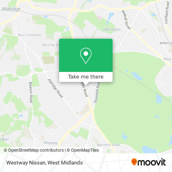 Westway Nissan map