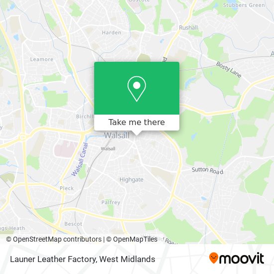 Launer Leather Factory map