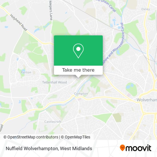 Nuffield Wolverhampton map