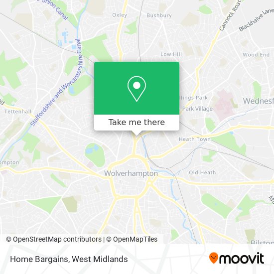 Home Bargains map