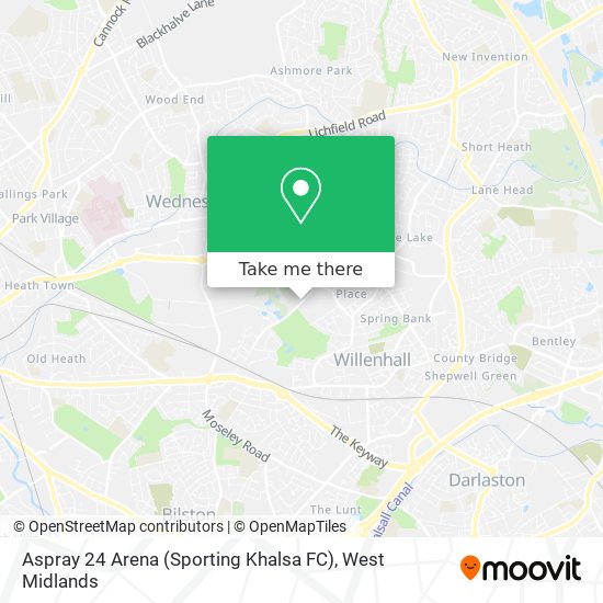 Aspray 24 Arena (Sporting Khalsa FC) map