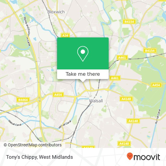 Tony's Chippy map