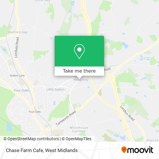 Chase Farm Cafe map