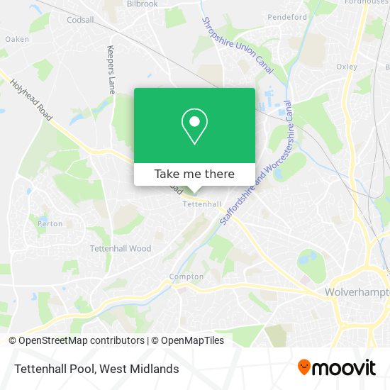 Tettenhall Pool map