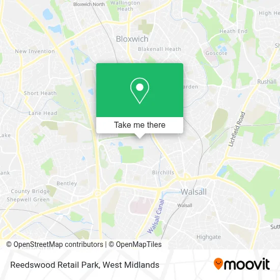 Reedswood Retail Park map