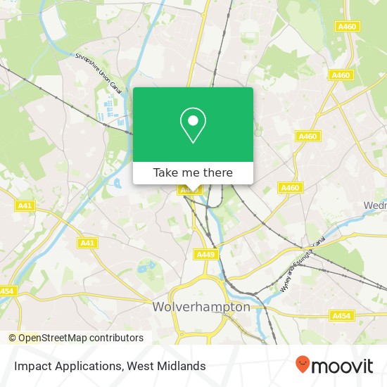 Impact Applications map