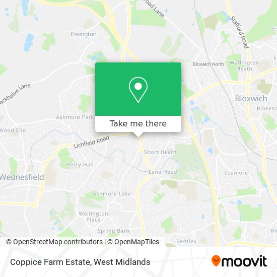 Coppice Farm Estate map