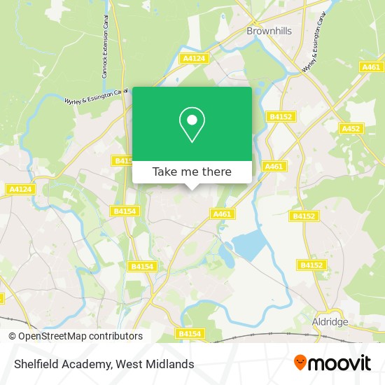 Shelfield Academy map