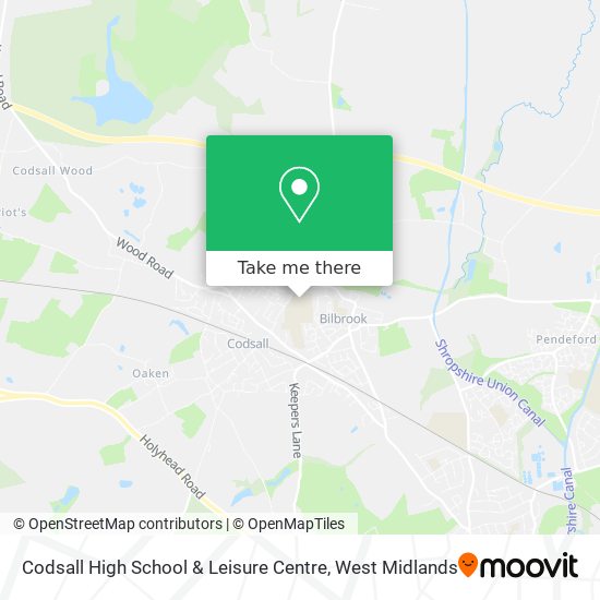 Codsall High School & Leisure Centre map