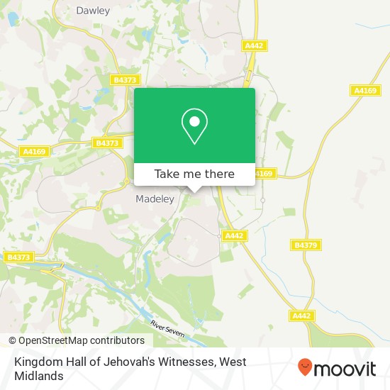 Kingdom Hall of Jehovah's Witnesses map