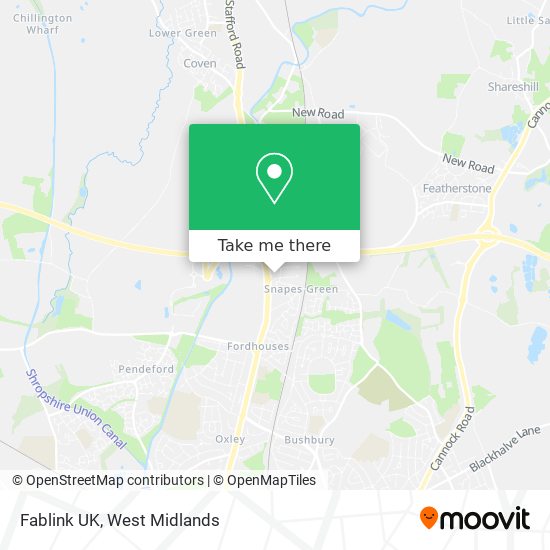 Fablink UK map