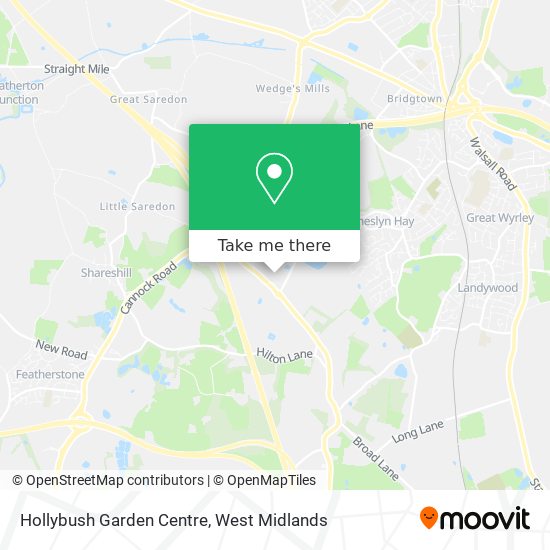 Hollybush Garden Centre map