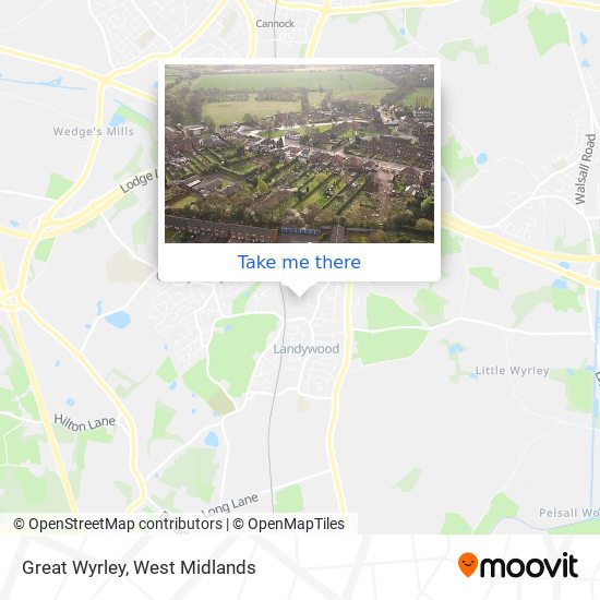 Great Wyrley map