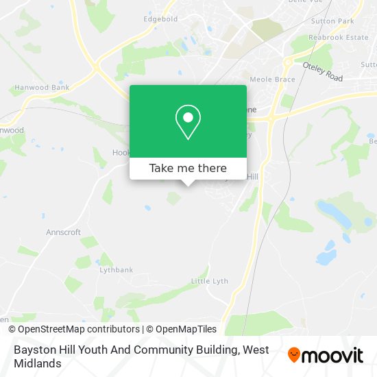 Bayston Hill Youth And Community Building map