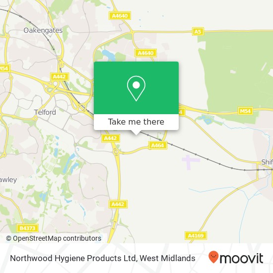 Northwood Hygiene Products Ltd map
