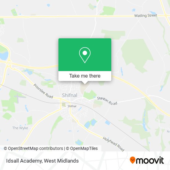 Idsall Academy map