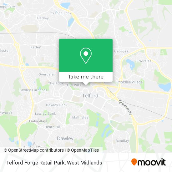 Telford Forge Retail Park map