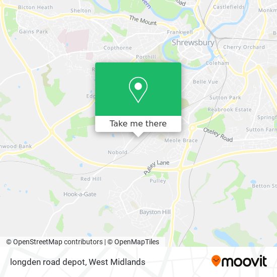 longden road depot map