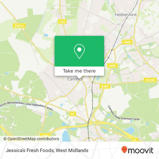 Jessica's Fresh Foods map