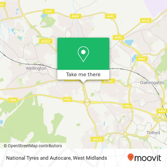 National Tyres and Autocare map